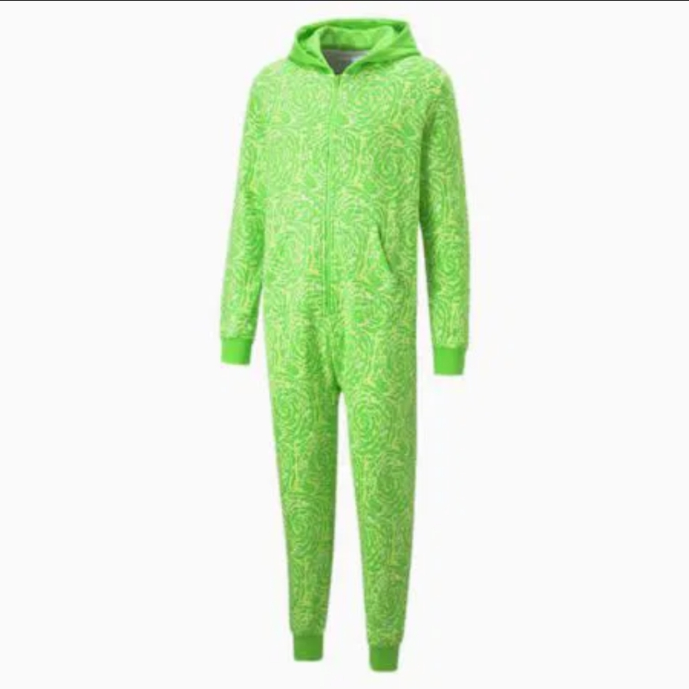 Puma MB01 slime  Rick  And Morty Jumpsuit New With Tags Men’s Size Medium